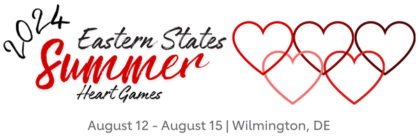 2024 Eastern States Summer Heart Games August 12 to August 15 in Wilmington Delaware